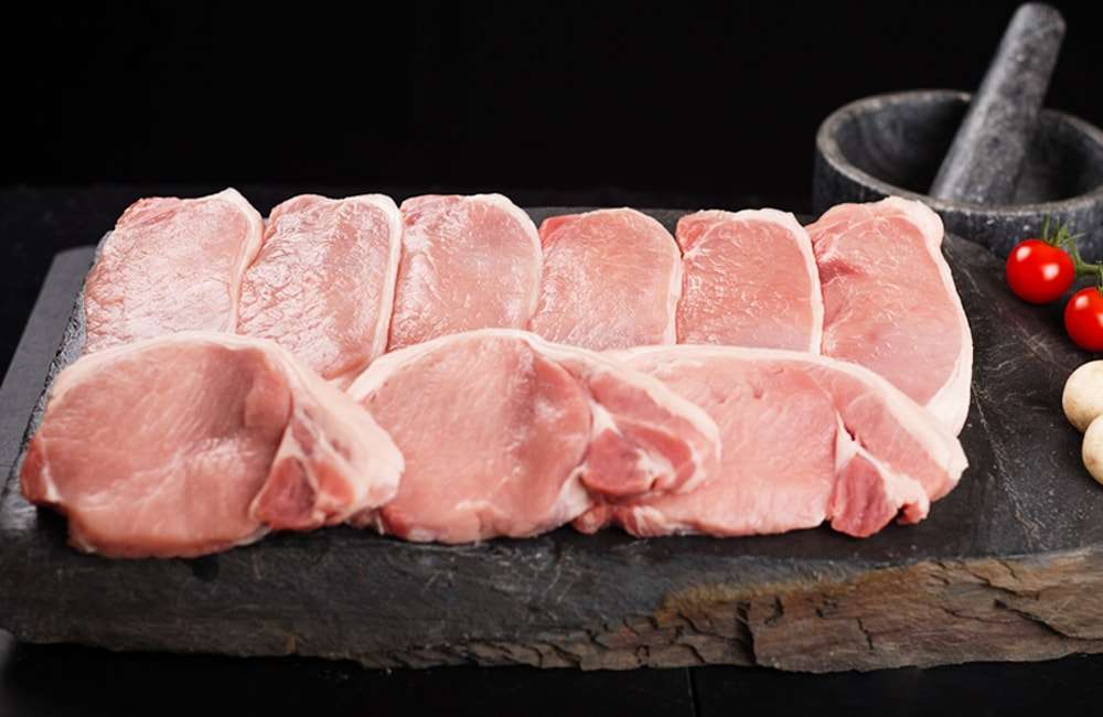 1.3Kg Fresh Boneless Pork Loin Steaks | McKenzie Butchers