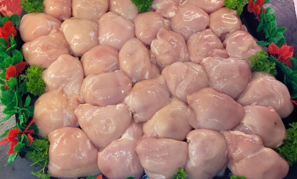 5kg pack of Fresh Boneless and Skinless Chicken Chunks